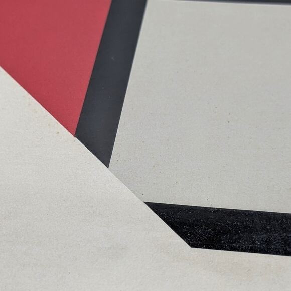 Vintage Framed Piet Mondrian Tableau No. IV: Lozenge Composition Serigraph Print - Picture 6 of 11